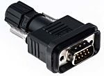 RS PRO 9 Way Cable Mount D-sub Connector Plug