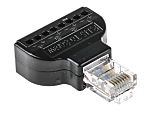 RS PRO 8-Port RJ45, Terminal Block Adapter