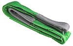 RS PRO 1m Green Lifting Sling Webbing, 2t