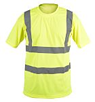 Reflexní tričko Unisex EN20471, Žlutá, Polyester, EUR: M, UK: M Krátké ANSI/ISEA 107 CLASS 2:2, CE