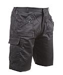 Krátké kalhoty Unisex velikost XL v pase, Černá, Polybavlna 40 → 41in