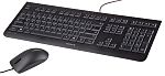 CHERRY DC 2000 Wired Keyboard and Mouse Set, QWERTY (US), Black