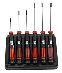 RS PRO Pozidriv; Slotted Precision Screwdriver Set, 6-Piece