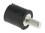 RS PRO M3 Anti Vibration Mount, Male to Female Bobbin with 5.28kg Compression Load