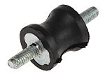 RS PRO M4 Anti Vibration Mount, Male to Male Bobbin