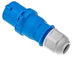 Bals IP44 Blue Cable Mount 2P + E Industrial Power Plug, Rated At 16A, 230 V