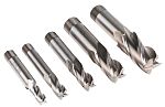 RS PRO End Mill, 8 mm, 10 mm, 12 mm, 16 mm, 20 mm Cutter, HSS