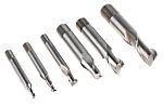 RS PRO Screwed Slot Drill Set 2 Flutes, 3 mm, 4 mm, 6 mm, 8 mm, 10 mm, 12 mm Cut Diameter