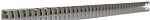 RS PRO Grey Slotted Flexible Panel Trunking - Flexible Slot, W9 mm x D11mm, L0.5m, Polypropylene
