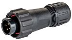 RS PRO Circular Connector, 4 Contacts, Cable Mount, Miniature Connector, Plug, Male, IP68