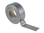 RS PRO Duct Tape, 50m x 50mm, Silver, Gloss Finish