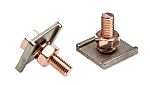 WJ Furse Copper Earth Clamp Max. Conductor Size 25 x 3mm Nominal Rod dia. 10mm 26mm