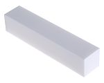 Machinable Glass Ceramic Square Bar, 100mm L, 20mm W, 20mm H