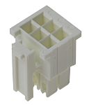 Samtec, IPD1 Male Crimp Connector Housing, 2.54mm Pitch, 6 Way, 2 Row