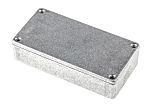 RS PRO Silver Die Cast Aluminium Enclosure, IP54, Silver Lid, 101 x 50 x 24.5mm