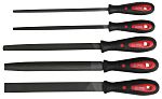 RS PRO 200mm, Second Cut Engineers File Set With Soft-Grip Handle