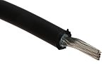 Staubli Solar Cable 4 mm² CSA 55 A Flame Retardant, Halogen Free, -40 → +90 °C Black