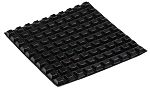 RS PRO Square PUR Self Adhesive Feet, 12.7mm diameter x 5.8mm height