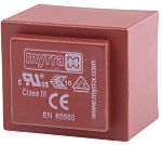 Myrra 2 x 12V ac 2 Output Through Hole PCB Transformer, 2VA