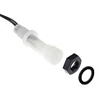 RS PRO Horizontal Internal Polypropylene Float Switch, Float, 1m Cable, SPNO, 240V ac Max, 120V dc Max