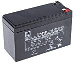 RS PRO 12V T1 Sealed Lead Acid Battery, 9Ah