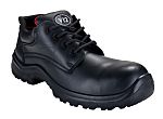 V12 Footwear Oxen Black Composite Toe Capped Safety Shoes, UK 11, EU 46
