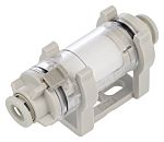 SMC Vacuum Filter - ZFC Series, 5μm, 6 Dia. mm Port Connection