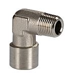 RS PRO Fitting, 90° Threaded Fitting, Male R 1/8in to Female R 1/8in