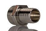 RS PRO Hose Connector Hose Tail Adaptor, BSPT 1in 25mm ID, 5 MPa, 50 bar