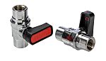 Microválvula Pneumatic Relay RS PRO, Control mediante Mango, R 1/8, Cuerpo Latón, Presión Máxima 20 bares