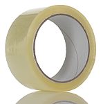RS PRO Transparent Packing Tape, 66m x 48mm