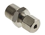 RS PRO In-Line Thermocouple Compression Fitting for Use with Thermocouple, M16, 4.5mm Probe