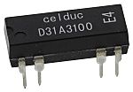 Celduc PCB Mount Reed Relay, 5V dc Coil, SPST, 100V dc Max, 500Ω