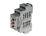 RS PRO DIN Rail Mount Timer Relay, 12 → 240V ac/dc, 4-Contact, 0.1 s → 10days, 4PDT