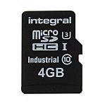 Tarjeta Micro SD Integral Memory MicroSDHC Sí 4 GB SLC Industrial -40 → +85°C