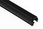 RS PRO Black PP T-Slot Covers, 5mm Groove Size, 2m Length