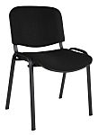 Silla oficina RS PRO de color Negro No No, asiento de Tela, alt. asiento 47cm