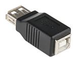 RS PRO USB A Female to USB B Female Adapter