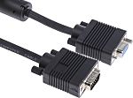 RS PRO Male VGA to Female VGA  Cable, 2m Black