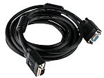 RS PRO Male VGA to Female VGA  Cable, 5m Black