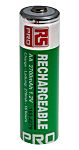 RS PRO AA NiMH Rechargeable AA Batteries, 2.7Ah, 1.2V - Pack of 4