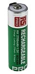 RS PRO AA NiMH Rechargeable AA Battery, 2.7Ah, 1.2V - Pack of