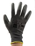 RS PRO Grey Abrasion Resistant, Tear Resistant Work Gloves, Size 7, Small, Polyurethane Coating