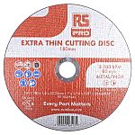 RS PRO Aluminium Oxide Cutting Disc, 178mm x 1.6mm Thick, P80 Grit, 5 in pack