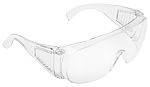 3M Visitor UV Safety Glasses, Clear PC Lens