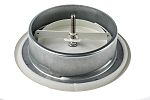 Air diffusion valve w/locknut,150mm duct