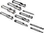 RS PRO End Mill, 3 mm, 4 mm, 6 mm, 8 mm Cutter, HSCo, 6 mm, 12 mm, 16 mm Shank, 9.5 mm, 12.5 mm Cut