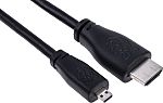 Cable HDMI a micro HDMI Raspberry Pi de 2m de color Negro