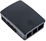Caja  oficial Raspberry Pi de Plástico negro y gris para Raspberry Pi 4B