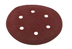 150mmx80g Hook &amp;Loop Sanding Disc 6 hole